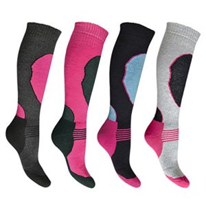 Ski Socks Bonjour 4 pairs of high performance ski socks for women