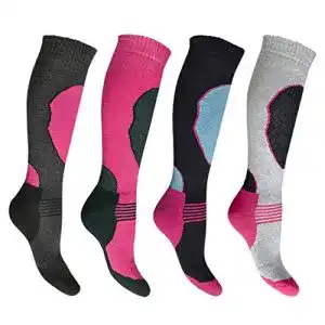 Skisocken bonjour 4 paar hochleistungs ski socken fuer damen