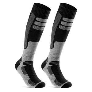 Ski socks sockenkauf24 2 pairs of men's women's ski knee socks
