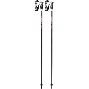 LEKI Goods bastones de esquí, negro-blanco-rojo, 115cm