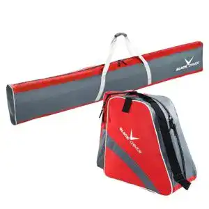 Skitasche black crevice kombi set aus skisack skischuhtasche