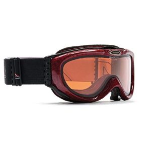 Maschera da snowboard ALPINA maschera da sci Freespirit, logo rosso, A7008-058