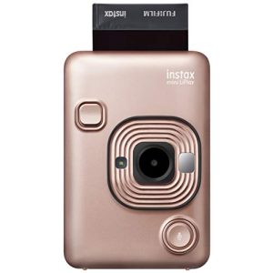 Câmera instantânea INSTAX Blush Gold LiPlay, filme instantâneo, único