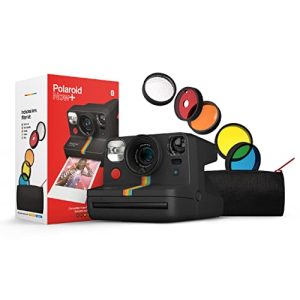 Sofortbildkamera Polaroid Now+ i-Type, schwarz, keine Filme