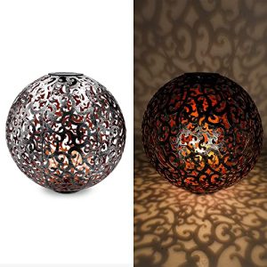 Solar ball Navaris LED solar ball made of metal 30 x 30cm