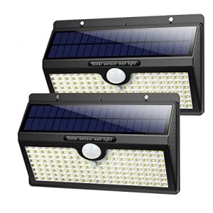 Solar light with iPosible motion detector for outdoor use