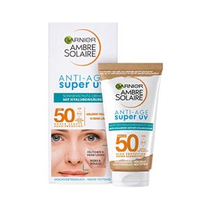 Crème solaire visage 50 Crème solaire anti-âge Garnier
