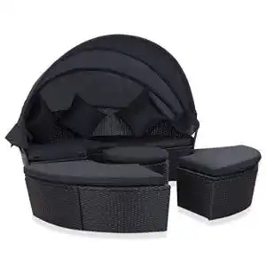 Sonneninsel vidaxl outdoor mit sonnendach lounge gartenliege