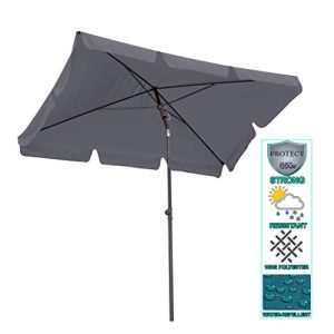 Rektangulær parasol QUICK STAR altan 200x125cm