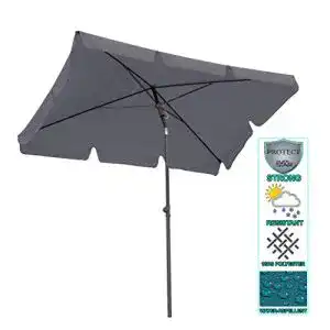 Sonnenschirm rechteckig quick star balkon 200x125cm