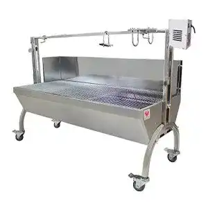 Spanferkelgrill beeketal bsgw 150h profi mit windschutz