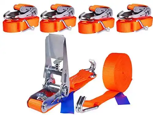 Spanngurt Industrie Planet 4 x 800 kg 6 m mit Ratsche und Haken