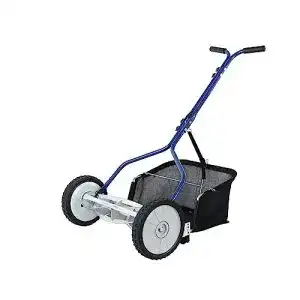 Spindelmaeher amazon basics mit grasfangkorb 18 zoll 457 cm