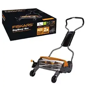 Spindelmaeher fiskars rasenmaeher