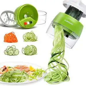 Spiralschneider elirivawet 4 in1 hand fuer gemuesespaghetti