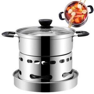 Spirit stove Keptfeet 20cm with pot camping stove spirit