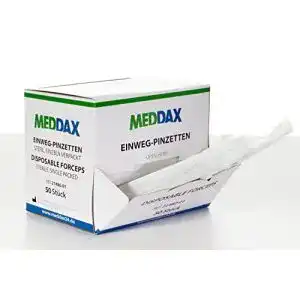 Splitterpinzette meddax einmal pinzetten steril 50 stueck