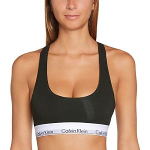 Sutiã esportivo Calvin Klein feminino bralette sem aro com stretch
