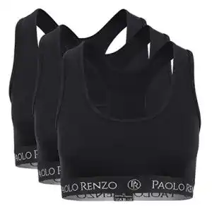 Sport bh paolo renzo damen bustier sport line 3 stueck