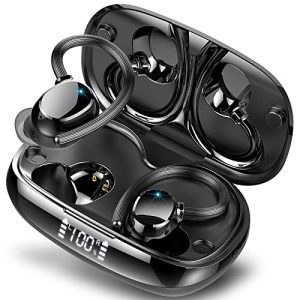 Fones de ouvido esportivos WUYI Fones de ouvido Bluetooth 5.3 esportivos, intra-auriculares