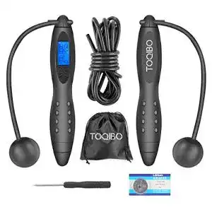 Springseil mit zaehler toqibo springseil speed rope verstellbar