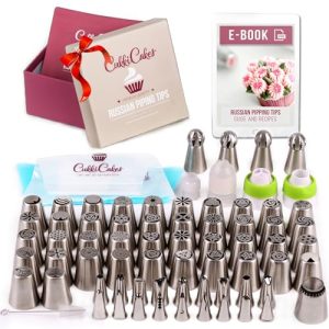 CukkiCakes piping bag 92-piece Russian piping nozzle set professional
