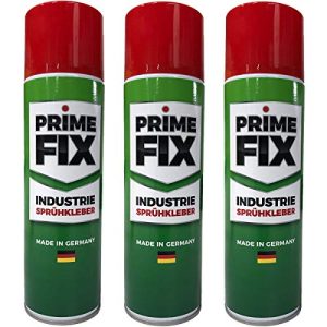 Sprayklebende skinnkonsept 3 x Prime FIX, industrilim