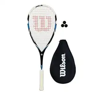 Squashschlaeger wilson pro team 1 oder 2 schlaegeroptionen blau