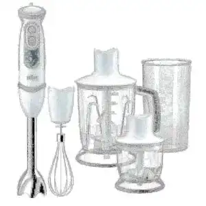 Stabmixer braun braun household mq 5045 aperitive stabmixer