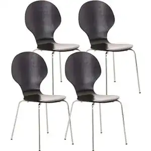 Stapelstuehle clp 4x stapelstuhl diego ergonomisch geformt