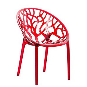 Stolice za slaganje CLP dizajn vrtna stolica Kristalna plastika