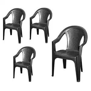 Stapelstuehle spetebo stapelbarer gartenstuhl anthrazit 4er set