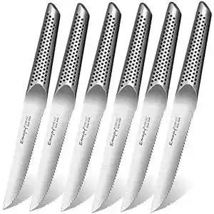 Steakmesser emojoy set 6 teilig besteckmesser edelstahl