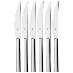 Cuchillo para carne WMF Nuova, juego de 6 unidades, 23 cm, cuchillo para pizza