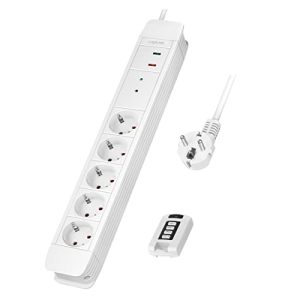 Power strip with remote control Logilink LPS402