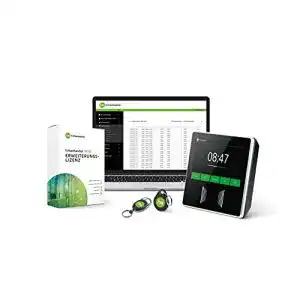 Stempeluhr timemaster web starterset office schwarz