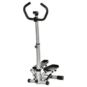 Stepper homcom mit handgriff fitness heimtrainer fuer zuhause