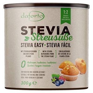 Stevia sugar substitute Daforto Stevia sprinkle sweetener, 300 g