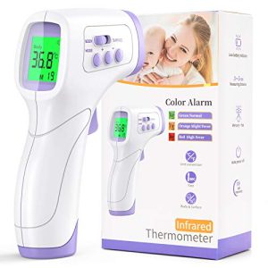 Termômetro de testa KKmier termômetro clínico infravermelho sem contato