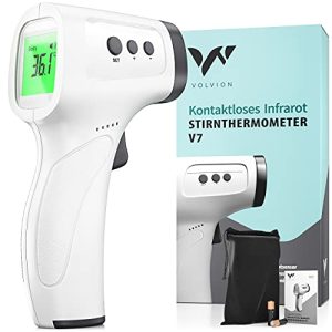 Termômetro de testa VOLVION ® V7 termômetro clínico sem contato