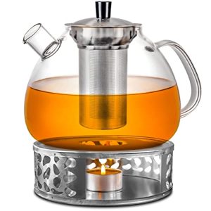 Warmer Cosumy per teiera in acciaio inossidabile, scalda tè