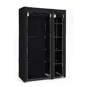 Stoffschrank songmics kleiderschrank faltschrank