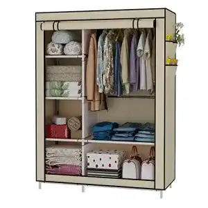 Stoffschrank udear kleiderschrank faltschrank waescheschrank