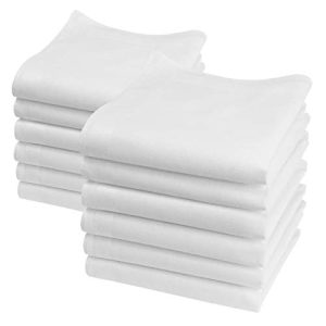 Lenços de tecido Merrysquare, lenços pequenos com aproximadamente 23cm.