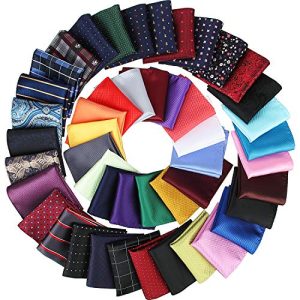 Lenços de pano SATINIOR lenço de bolso masculino de 47 peças
