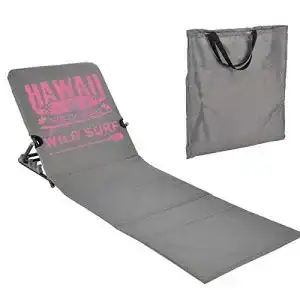 Strandmatte mit rueckenlehne jemidi faltbar 47x145cm matte