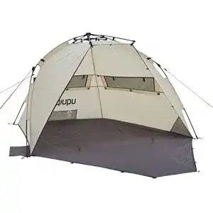 Strandmuschel uquip xl strandzelt speedy verschliessbar