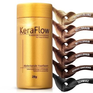 Cabelo disperso KeraFlow, cabelo solto premium e para espessamento do cabelo