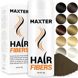 Scatter hair Maxter para espessamento de cabelos, cabelos soltos, laminados