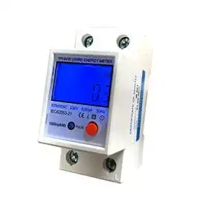 Stromzaehler jvj 580 a lcd digitale wechsel hutschiene kwh